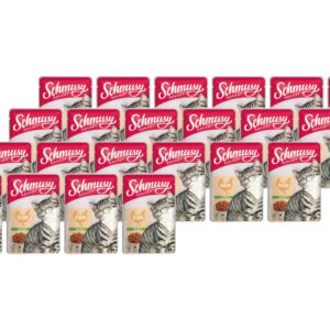 Schmusy Nassfutter Ragout Kitten Pute Sauce, 22 x 100 g