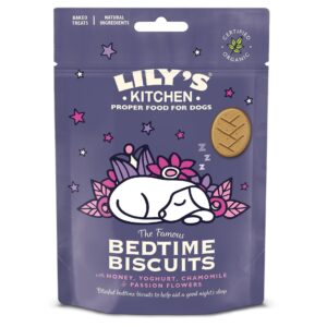 Lily’s Kitchen Leckerli Bio Bedtime Biscuits, Honig/Joghurt, 80 g