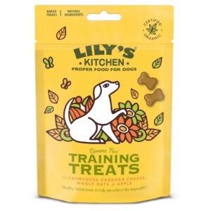 Lily’s Kitchen Leckerli Bio Training Treats, Käse/Apfel, 80 g