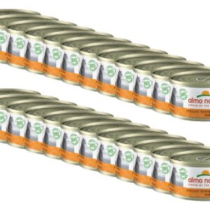 Almo Nature Nassfutter HFC Natural Huhn und Thunfisch, 24 x 70 g