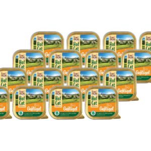 HofCat Nassfutter Geflügel, 16 x 100g