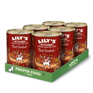 Lily’s Kitchen Nassfutter Rindsgulasch, 6 x 400g