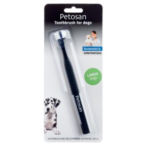 Petosan Hunde-Zahnbürste für Hunde, L