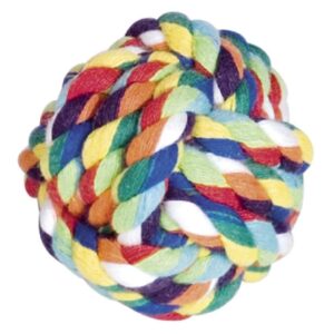 Nobby Hunde-Spielzeug Knotenseil-Ball, Mehrfarbig