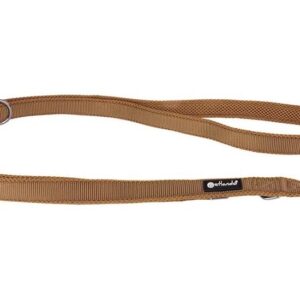 petlando Hundeleine Mesh, 3 m, Cognac
