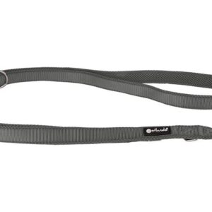petlando Hundeleine Mesh, 3 m, Anthrazit