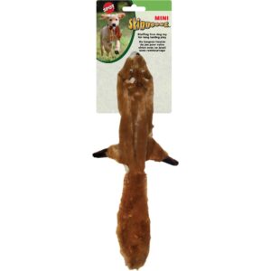 Skinneeeze Hunde-Spielzeug Plüsch Eichhörnchen, S