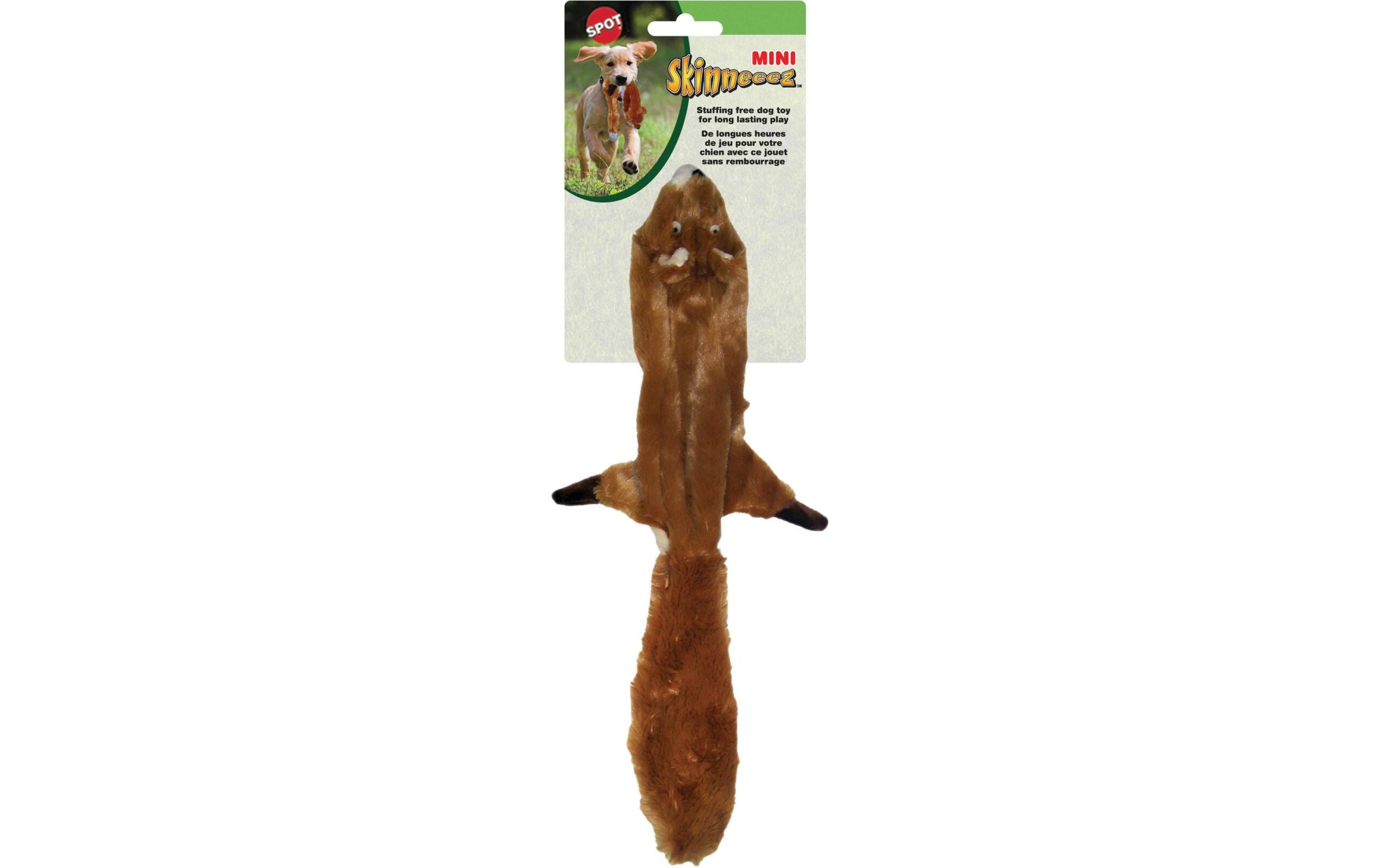 Skinneeeze Hunde-Spielzeug Plüsch Eichhörnchen, S