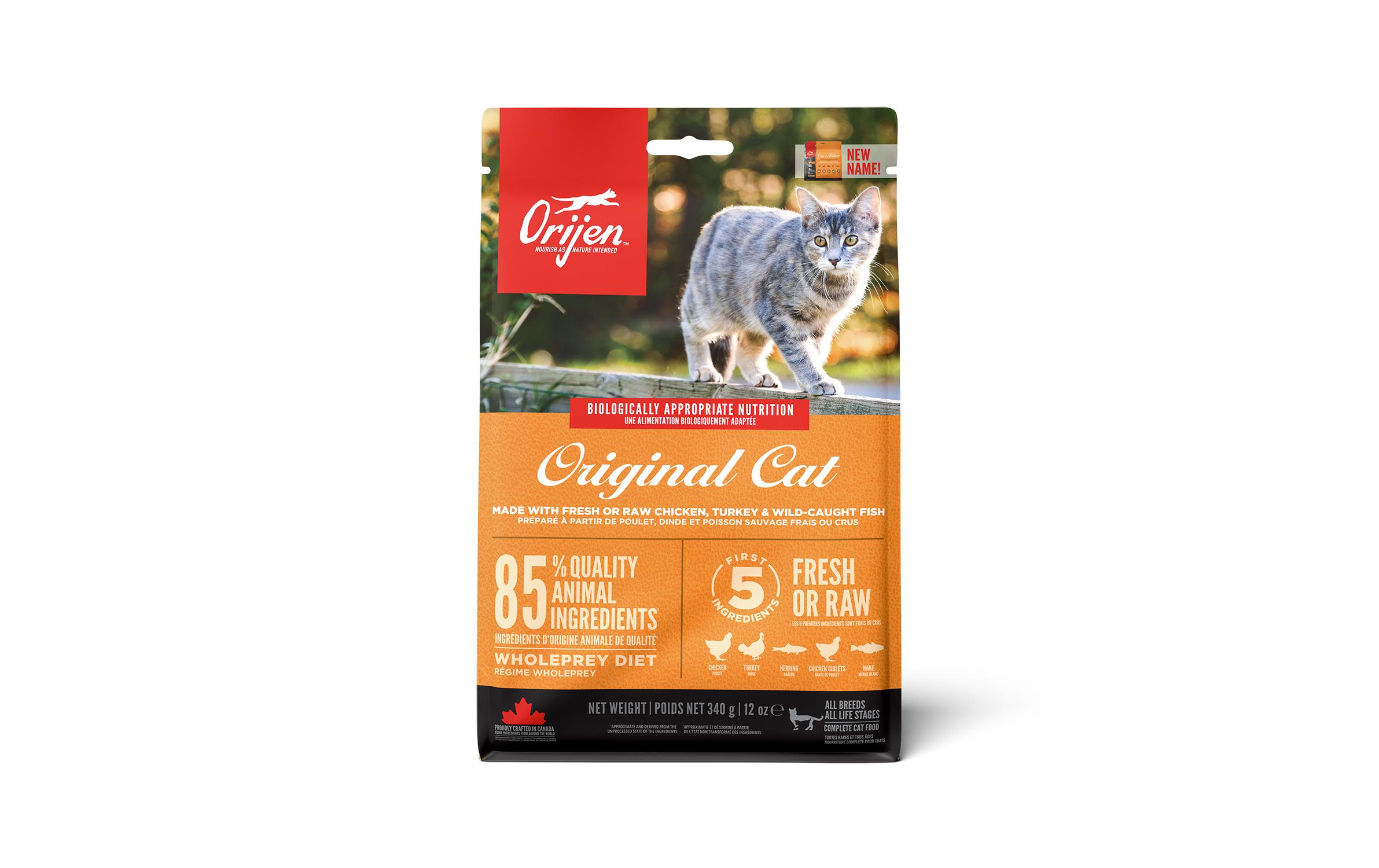 Orijen Trockenfutter Cat Original mit Huhn, 340 g