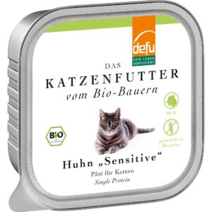 defu Nassfutter Sensitive Pâté Bio Huhn, 100 g