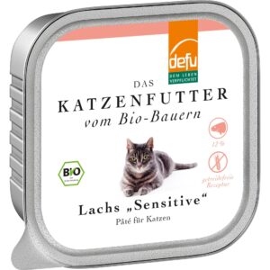 defu Nassfutter Sensitive Pâté Bio Lachs, 100 g