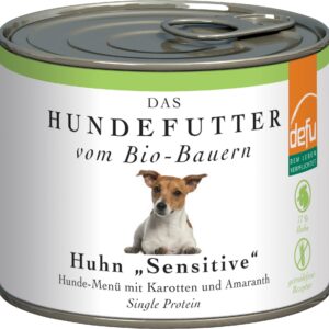 defu Nassfutter Menü Sensitiv Bio Huhn, 200 g