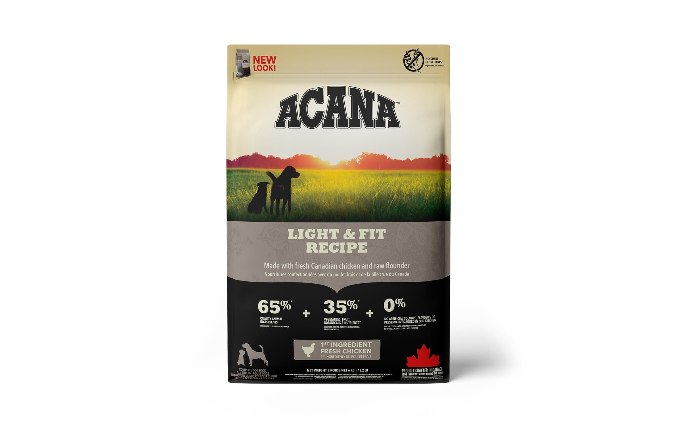Acana Trockenfutter Light & Fit Recipe, 6 kg
