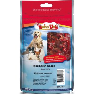 SwissDog Leckerli Mini Enten Snack, 120 g