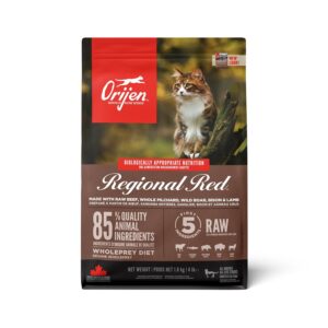 Orijen Trockenfutter Cat Regional Red mit Rind, 1.8 kg