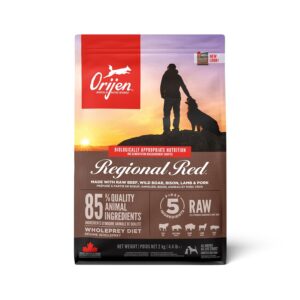Orijen Trockenfutter Dog Regional Red mit Rind, 2 kg