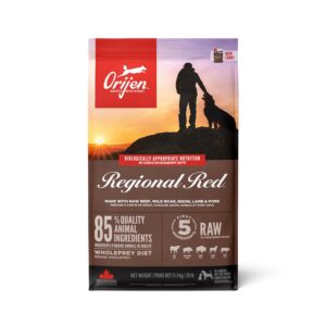 Orijen Trockenfutter Dog Regional Red mit Rind, 11.4 kg