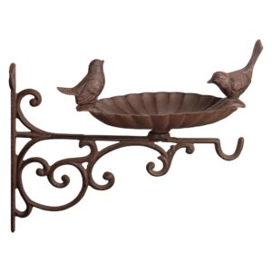 Esschert Design Futterspender Wandfutterschale aus Gusseisen