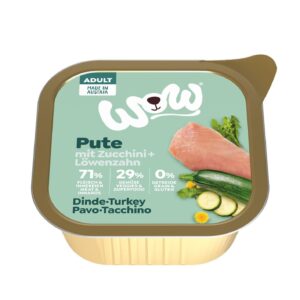 WOW Nassfutter Adult Truthahn Schale 150g
