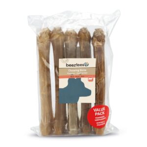 Beeztees Kauknochen Rinderhaut, 21 cm, 5 Stk.