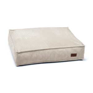 Designed by Lotte Hunde-Bett Ribbed Hellgrau 70x55X15cm
