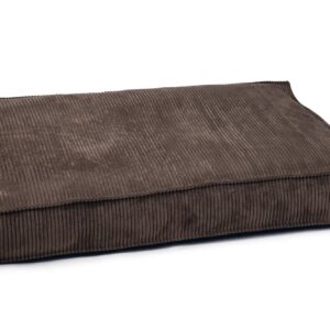 Designed by Lotte Hunde-Bett Ribbed Braun 120x80x15cm