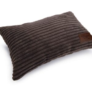 Designed by Lotte Hunde-Kissen Ribbed Braun 35x23x6cm