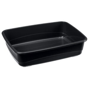 ferplast Katzentoilette Nip 10 schwarz, ohne Rand