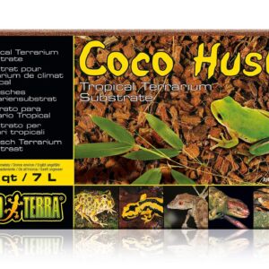 Exo Terra Bodensubstrat Coco Husk – Brick, 7 l