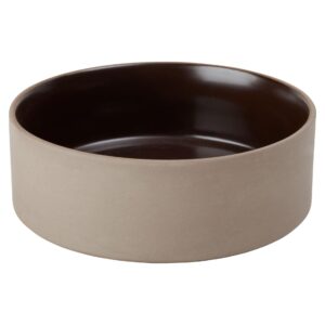 OYOY Keramiknapf Sia L, Ø 19.5 x H 6.5 cm, Choko