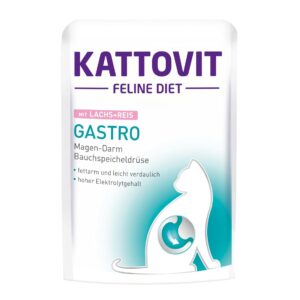 Kattovit Nassfutter Gastro Lachs und Reis, 85 g