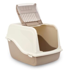 MP Bergamo Katzentoilette Ariel Top Free 57 x 39 x 38 cm, Weiss