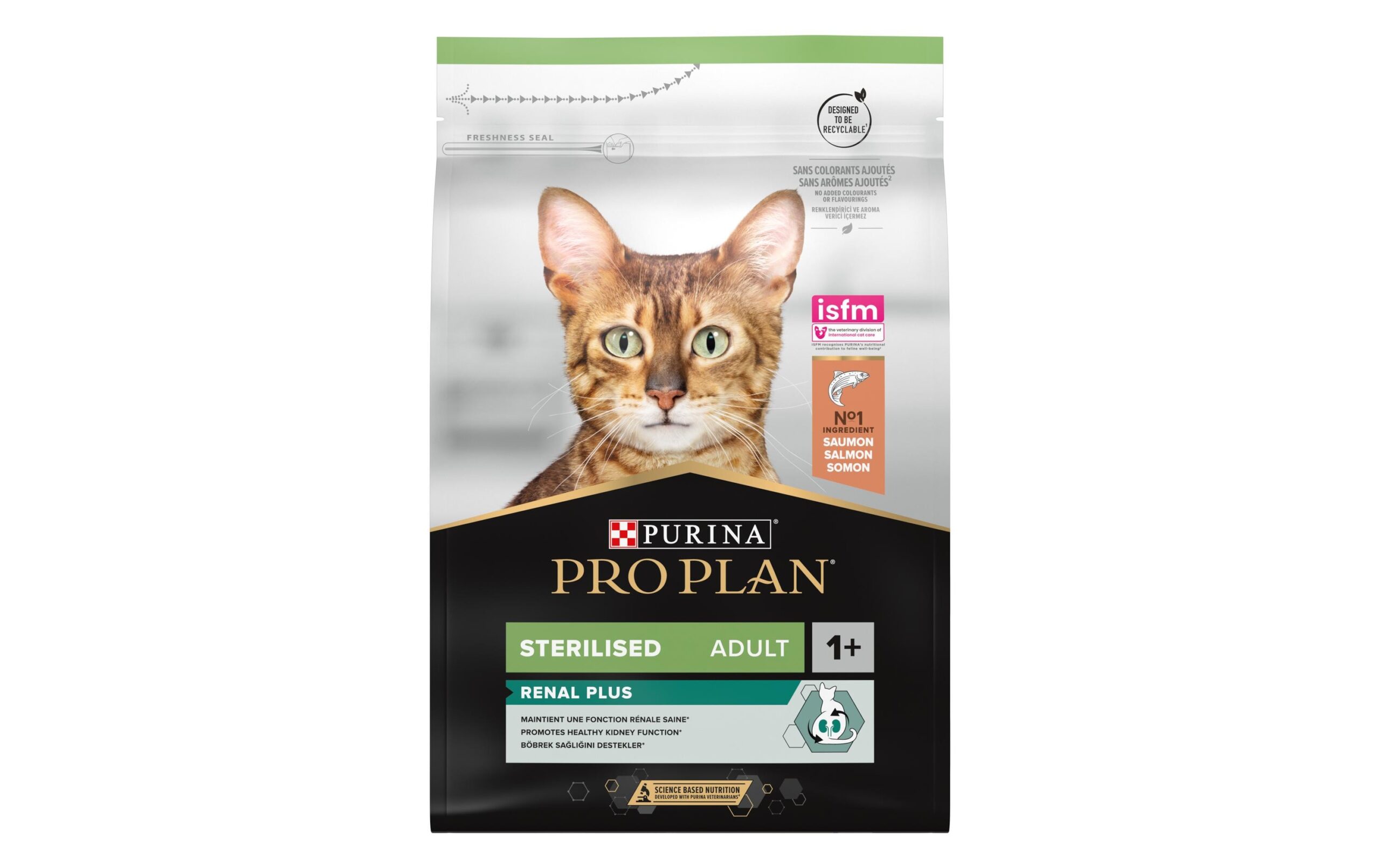 Purina Pro Plan Trockenfutter Steril. Renal Plus Adult Lachs 1.5 kg