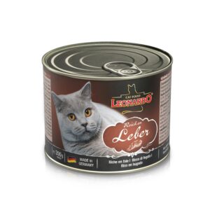 Leonardo Cat Food Nassfutter Reich an Leber, 200 g