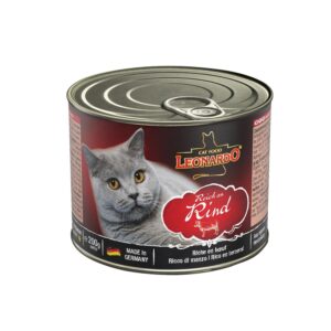 Leonardo Cat Food Nassfutter Reich an Rind, 200 g