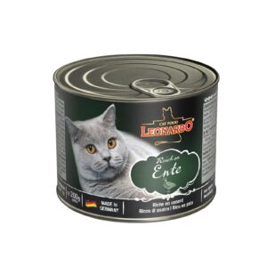 Leonardo Cat Food Nassfutter Reich an Ente, 200 g