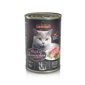 Leonardo Cat Food Nassfutter Kaninchen, 400 g
