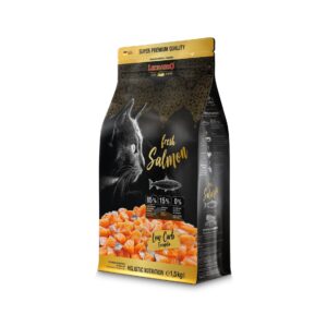 Leonardo Cat Food Trockenfutter Fresh Lachs, 1.5 kg