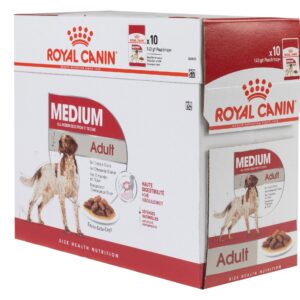 Royal Canin Nassfutter Health Nutrition Medium Adult Sauce, 10 x 140 g