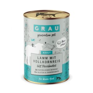 Grau Nassfutter Lamm und Vollkornreis 400 g