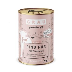 Grau Nassfutter Rind Pur 400 g