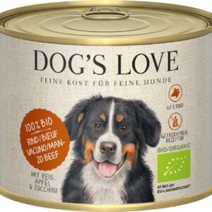 Dog’s Love Nassfutter BIO Adult Rind, 200 g