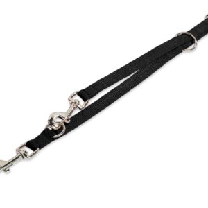 Nobby Hundeleine Classic M, 2 m, 20 mm, Schwarz