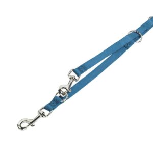 Nobby Hundeleine Classic M, 2 m, 20 mm, Hellblau