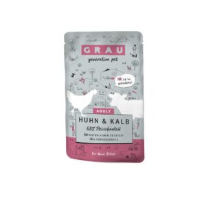 Grau Nassfutter Huhn und Kalb 125 g