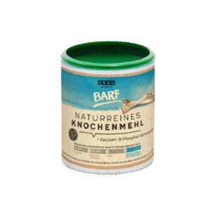 Grau Hunde-Nahrungsergänzung Naturreines Knochenmehl, 175 g