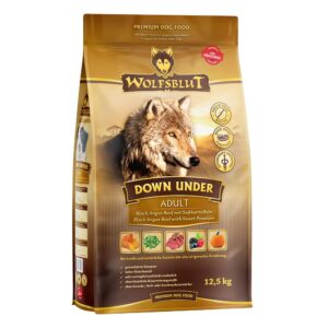 Wolfsblut Trockenfutter Canine Adult Down Under – Black Angus, 12.5 kg