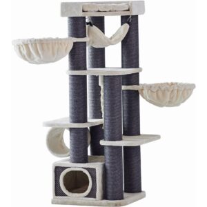 Nobby Kratzbaum Chilo, 165 cm, Cream/Anthrazit