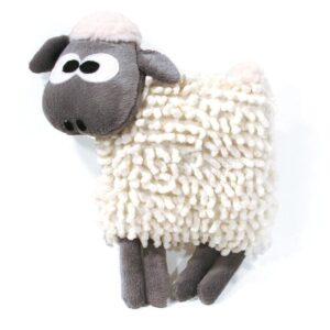 SwissPet Hunde-Spielzeug Sheepy, 18 cm, Weiss