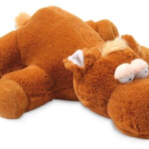 SwissPet Hunde-Spielzeug Hippo, 22 cm, Braun